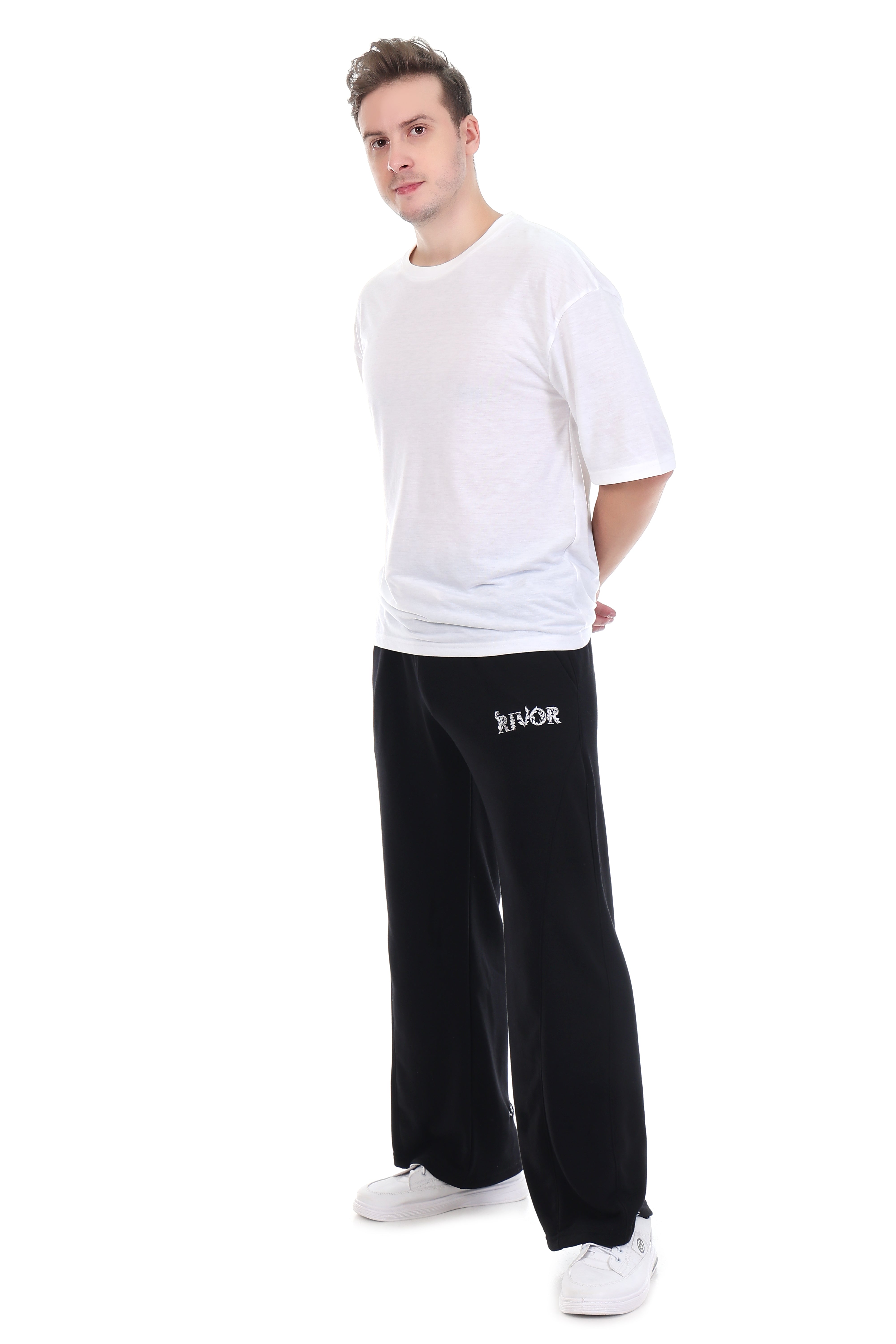RIVOR Signature Baggy Trouser – Black