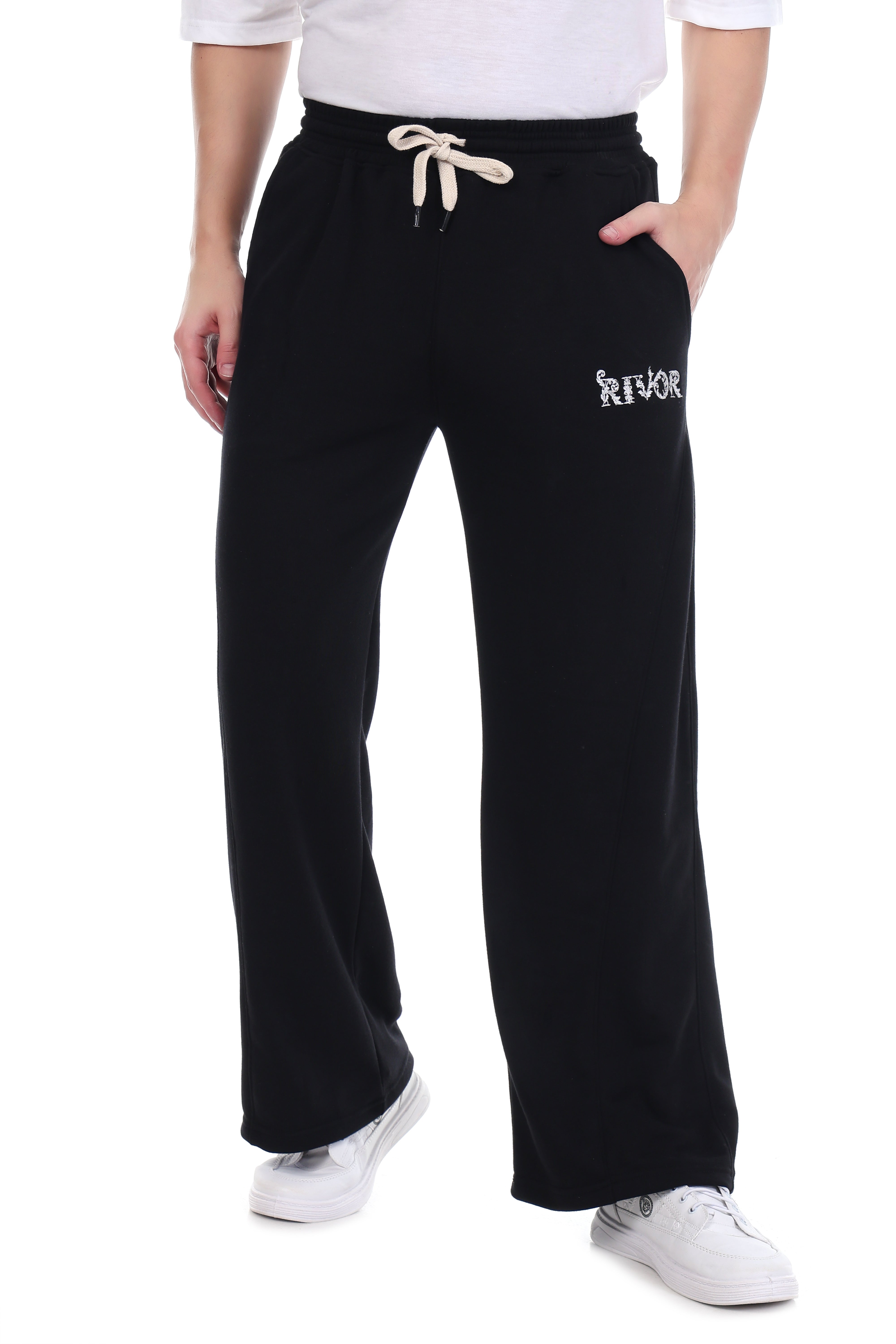 RIVOR Signature Baggy Trouser – Black