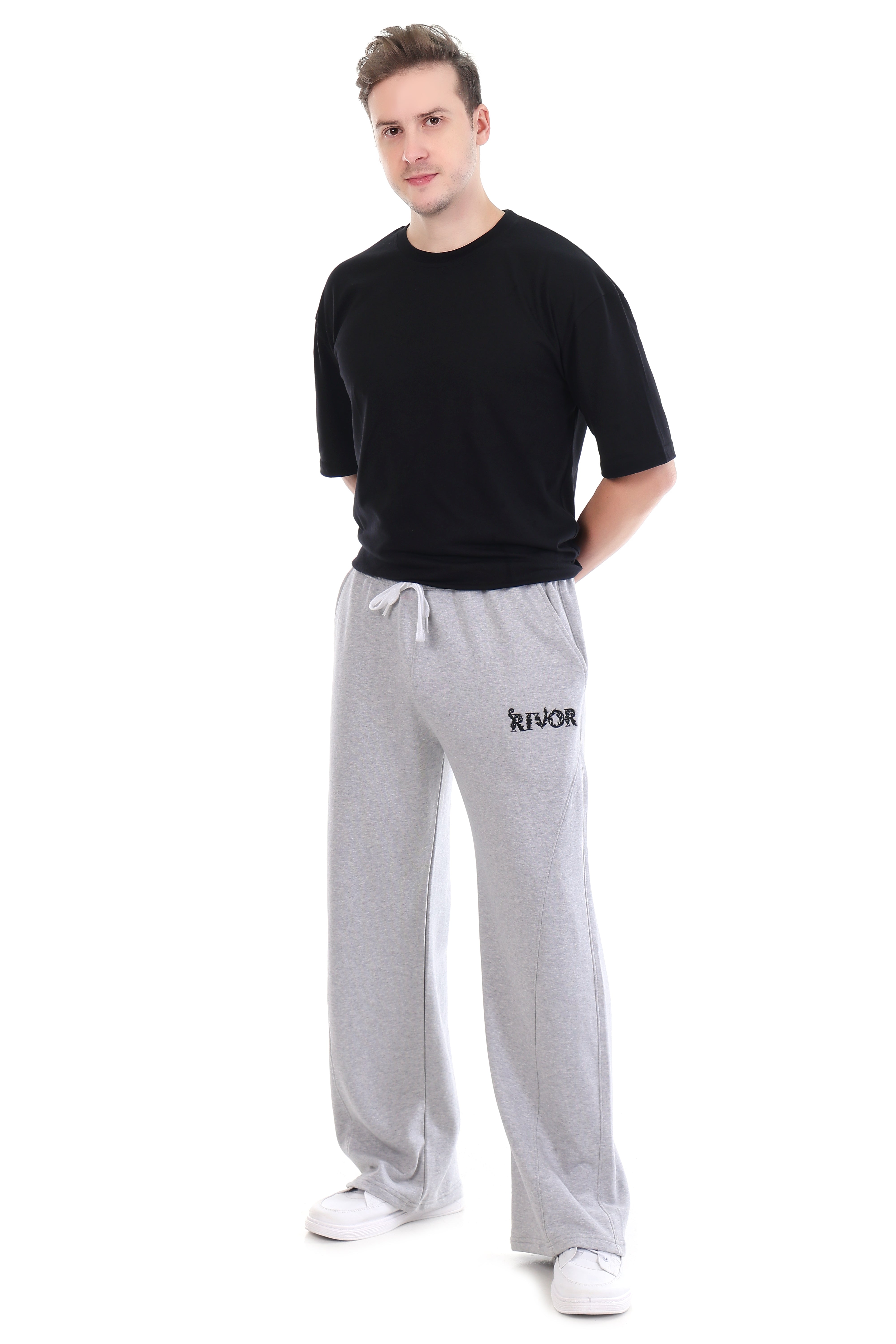 RIVOR Signature Baggy Trouser – Gray
