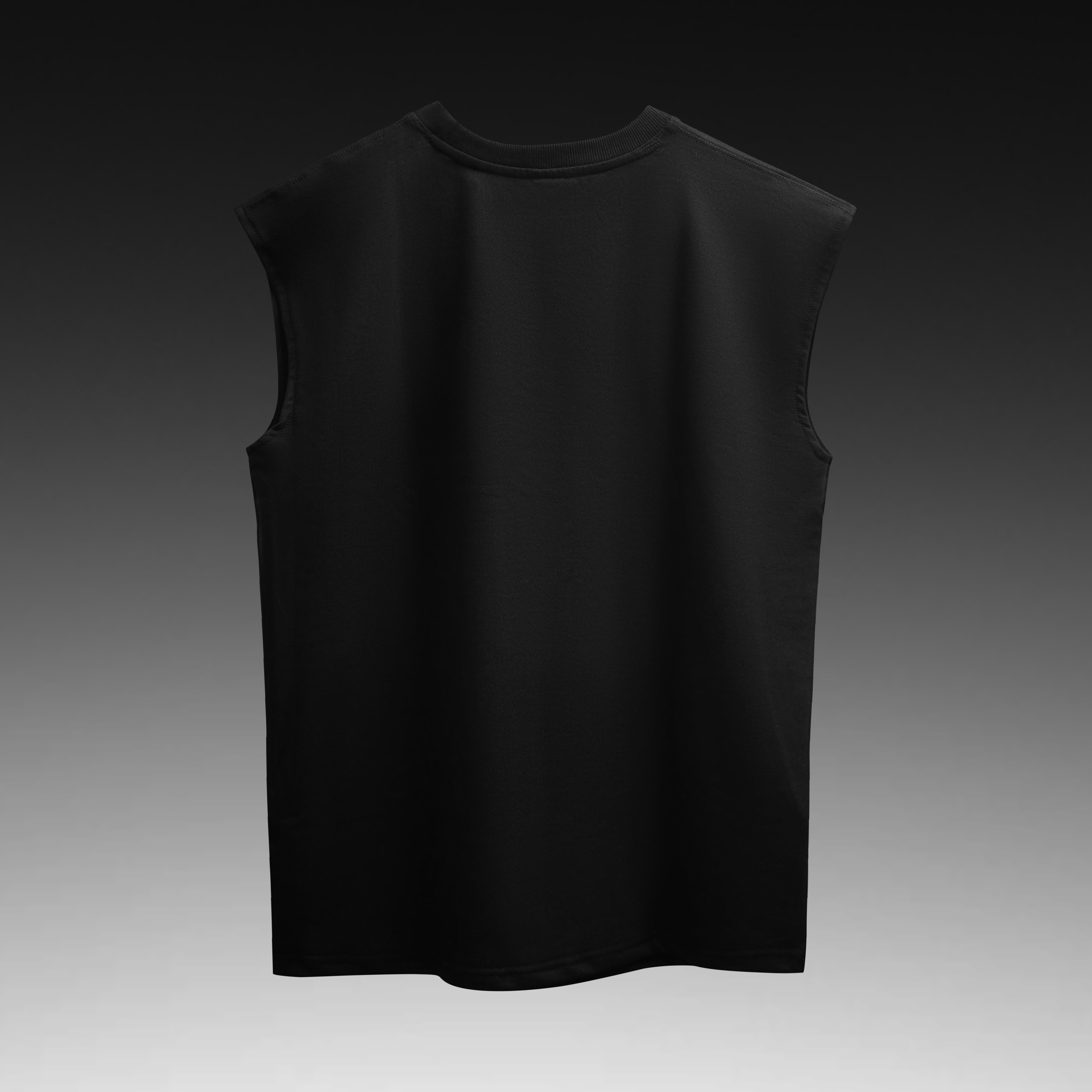 Diamond Dot Cityscape Tank - Black