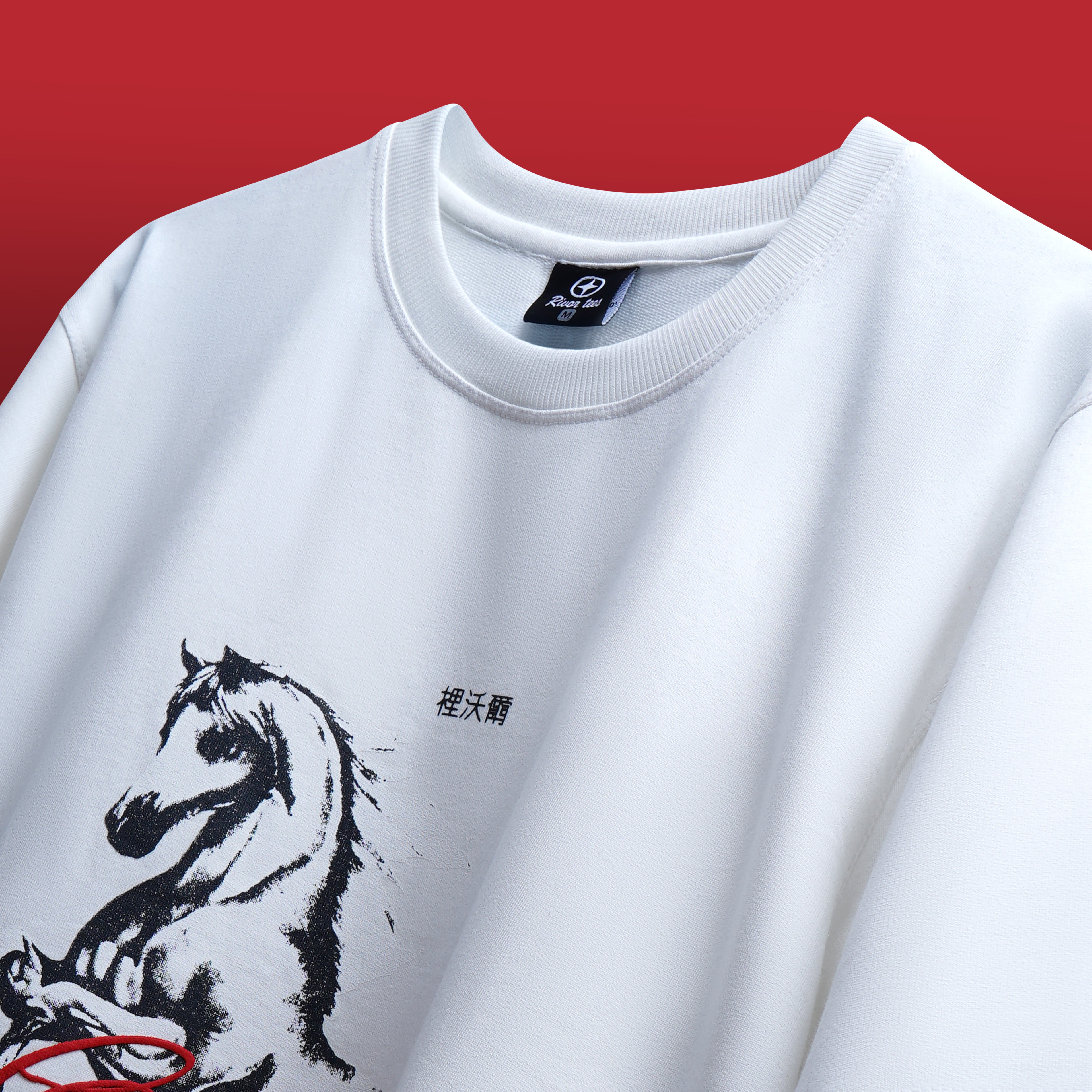 RIVOR – Wild Spirit Graphic Off-White Tees