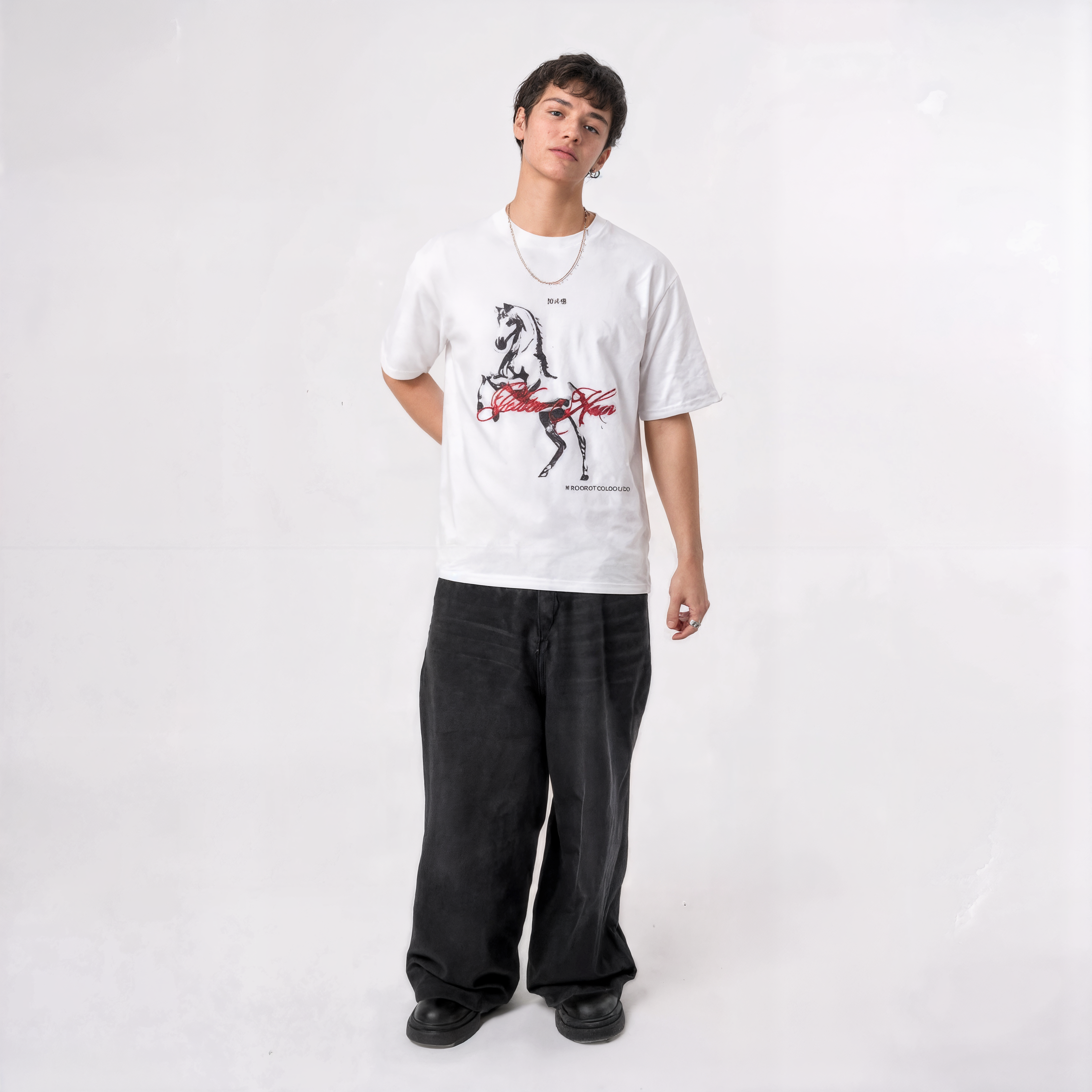 RIVOR – Wild Spirit Graphic Off-White Tees