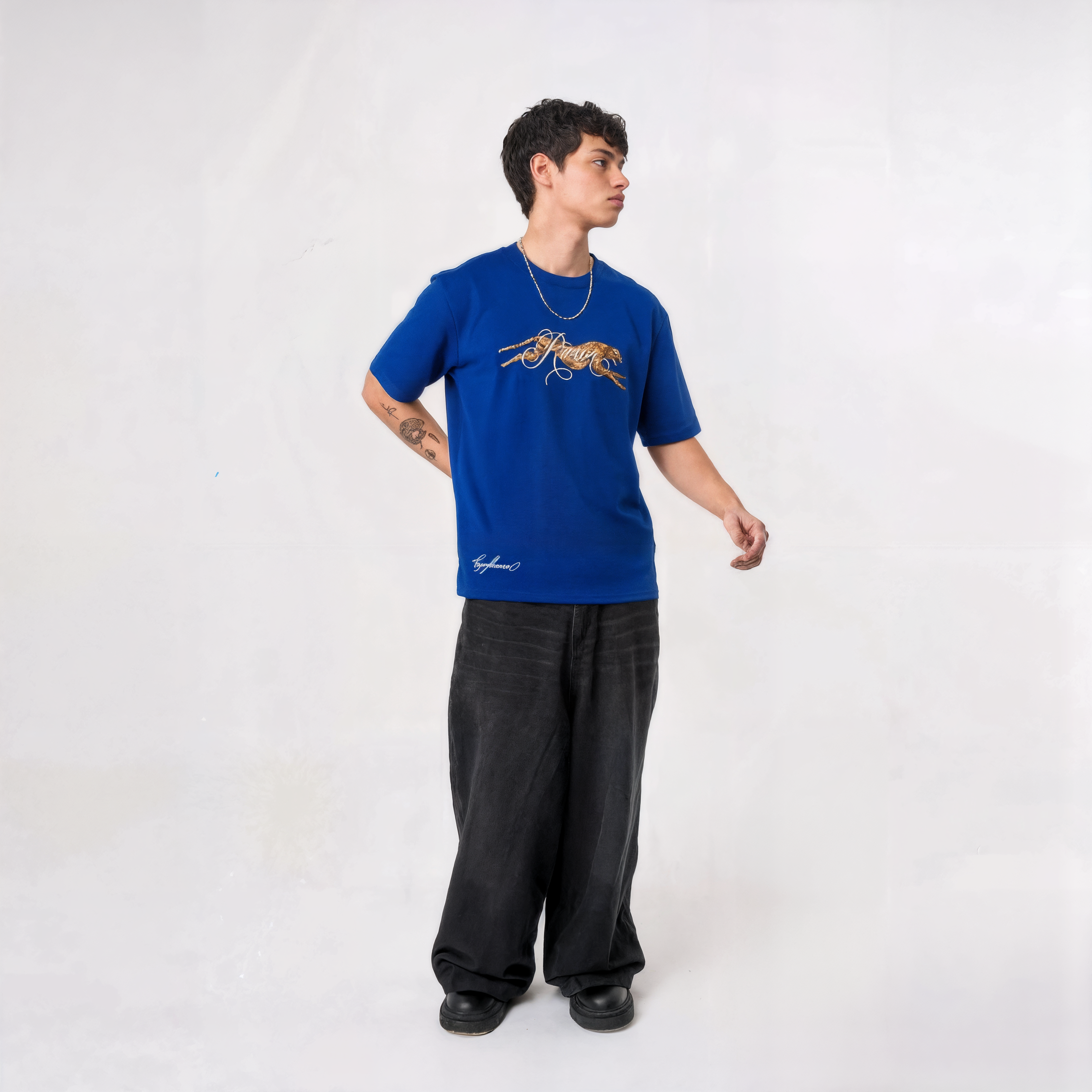 The Cheetah Edition Electric Blue Tees