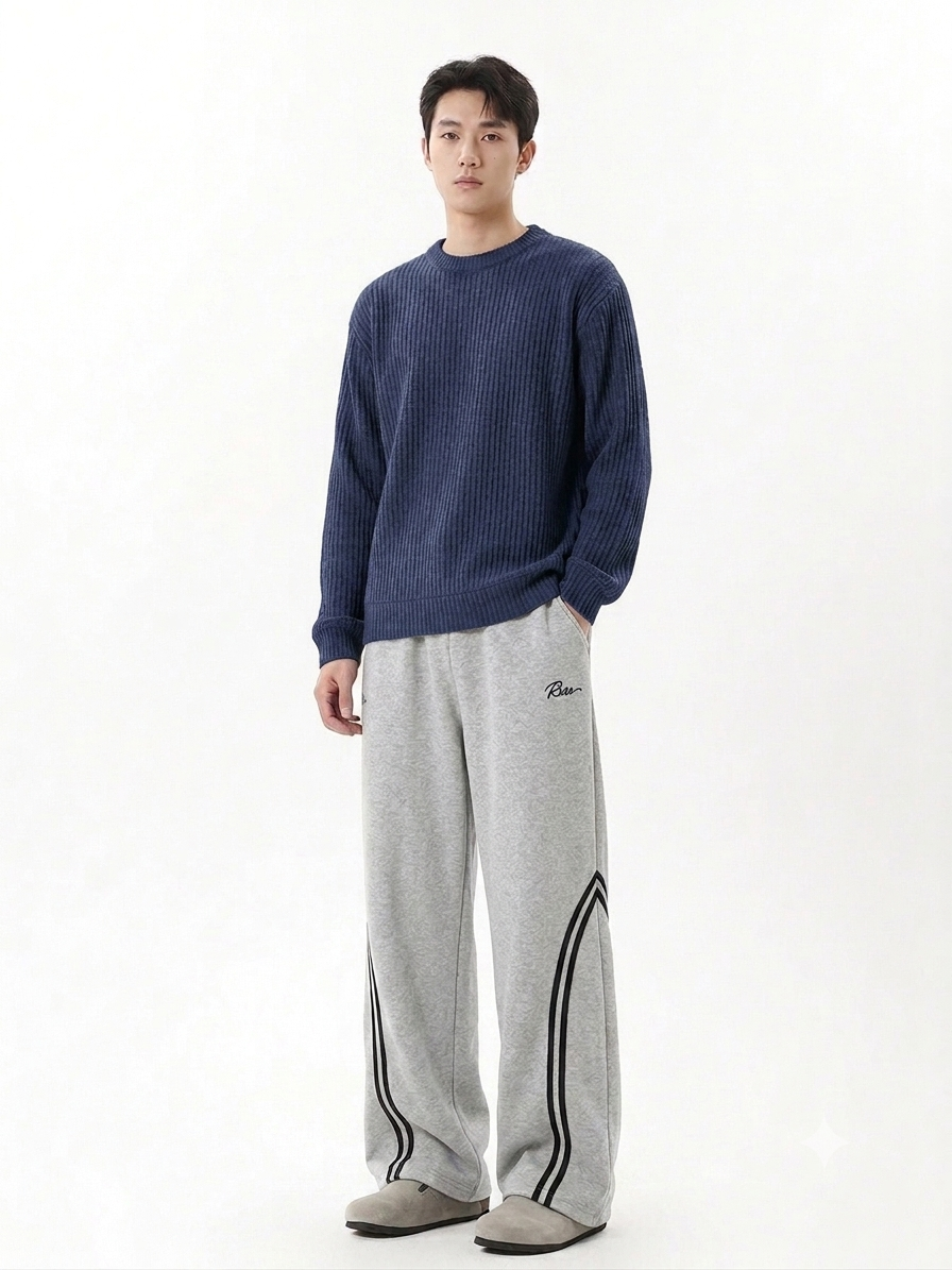 RIVOR Aero Stripe Trouser- Gray