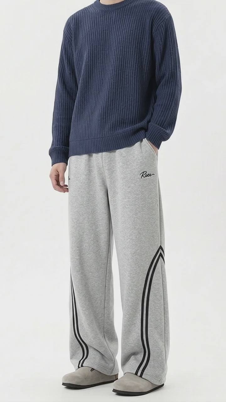 RIVOR Aero Stripe Trouser- Gray