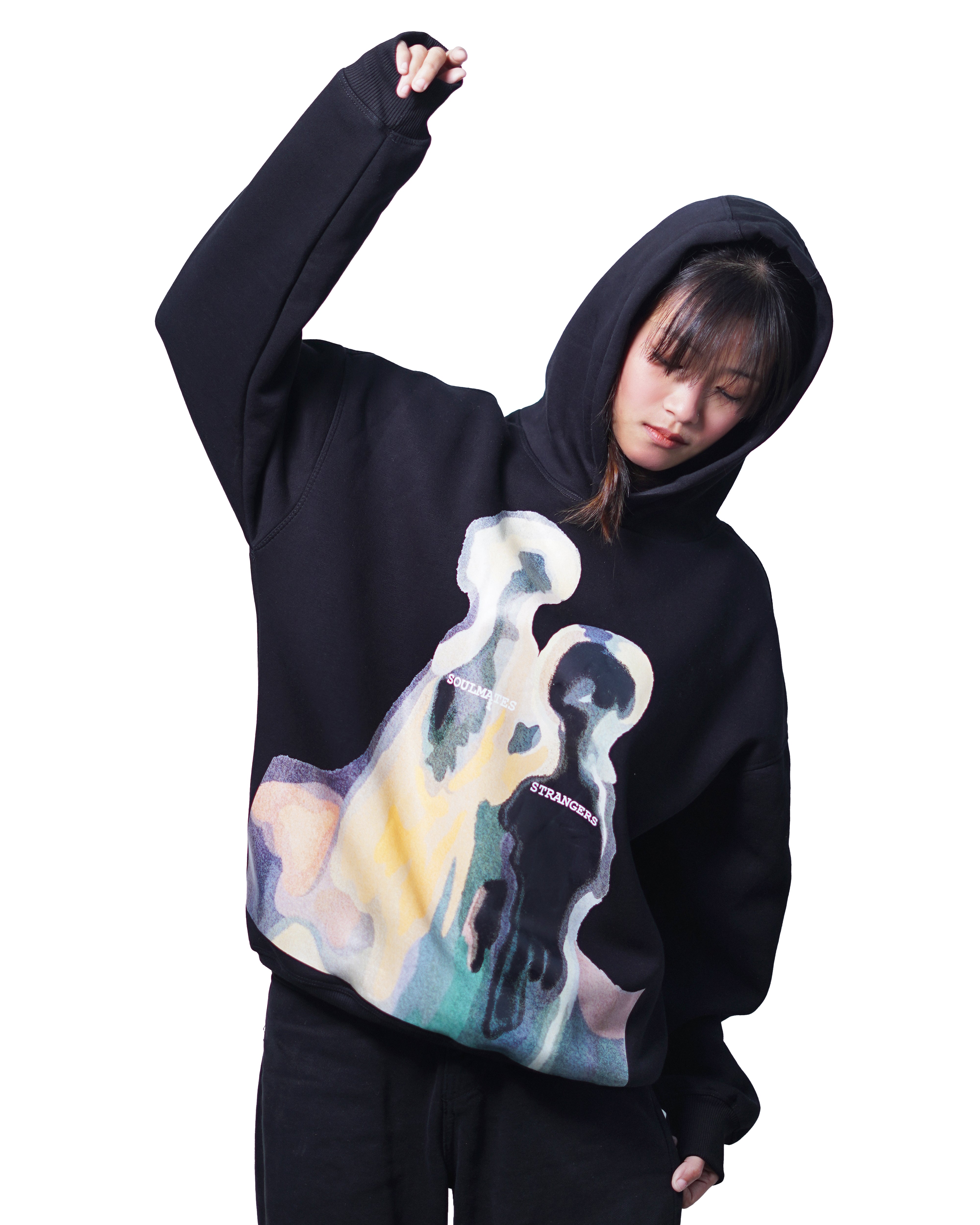 RIVOR – “Soulmate to Stranger” Black Hoodie