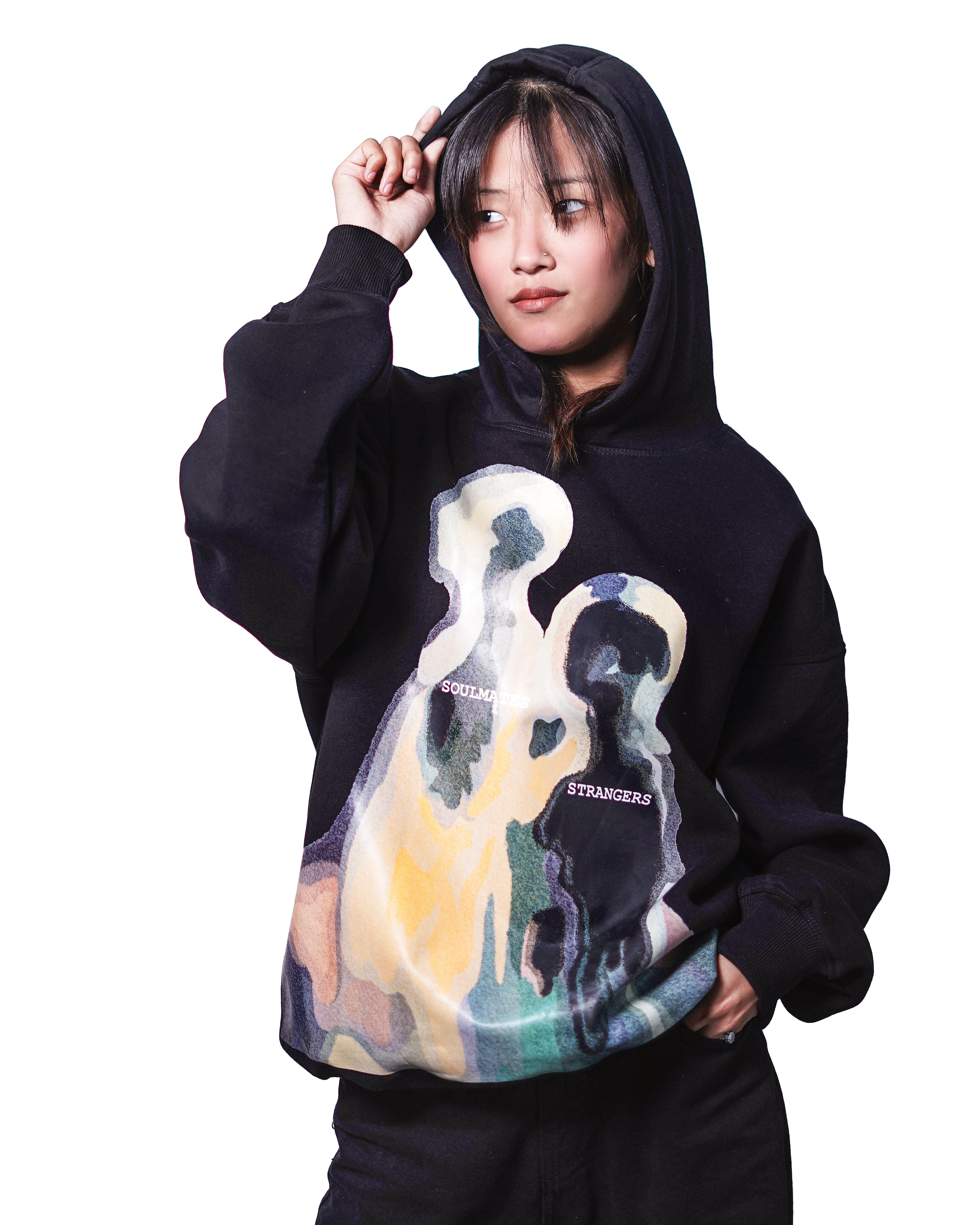 RIVOR – “Soulmate to Stranger” Black Hoodie